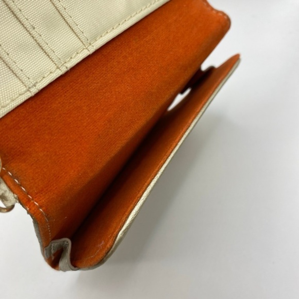 Spartina Retro Geometric Bifold Wallet Wristlet Natural Linen Leather Trim. - Picture 6 of 8